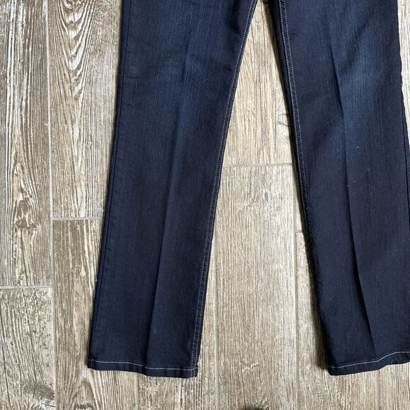 2/$18 SALE! Wrangler Jeans Womens‎ 8 Blues Dark Button Flap Pockets Cowboy Core - Picture 4 of 12